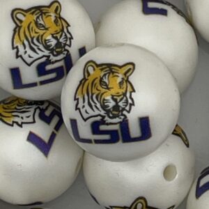 LSU 20mm acrylic printed