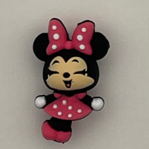 Mouse girl in pink dress 3d
