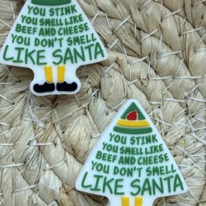 You stink you smell like beef and cheese you don't smell like Santa