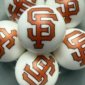 San Francisco Giants 20mm acrylic printed bead