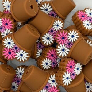 Flowers in a pot 3d