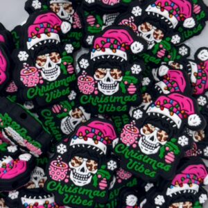 Christmas Vibes skull