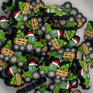 Tractor with Christmas tree