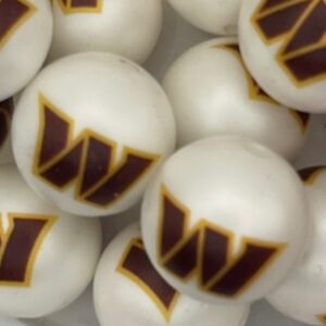 Washington Commanders 20mm acrylic printed bead