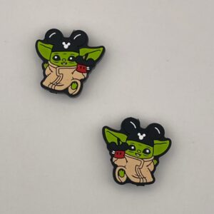 Little green master with mouse ears