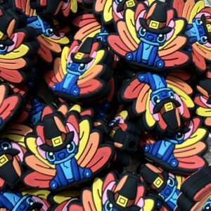 Blue guy thanksgiving feathers