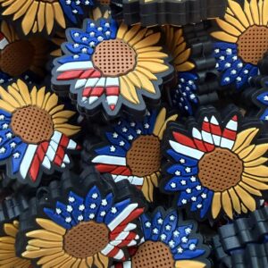 Sunflower red white & blue