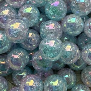 15mm Crackle acrylic bead