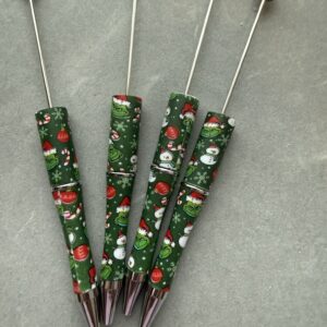 Christmas Grouch printed pen